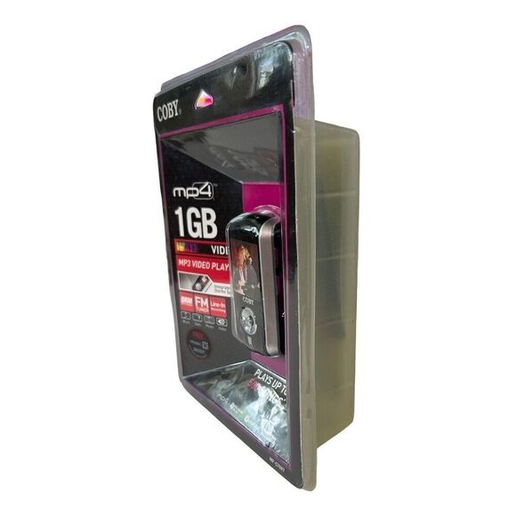 Sealed Coby 1GB MP4 FM e-Book Audio Video Player MP-C7087 Color - Picture 4 of 6
